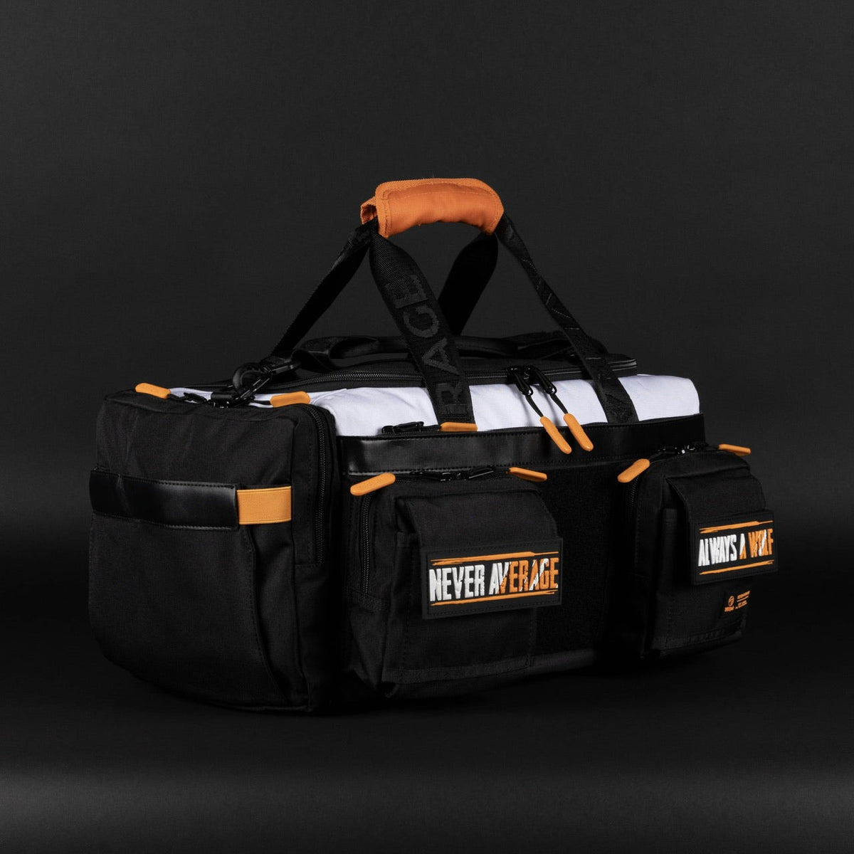 30L Perfect Duffle Bag Orange Turbo - Image 5
