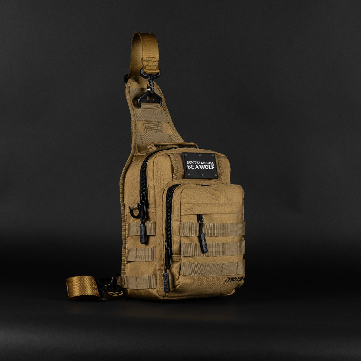 9L Tactical Sling Bag Khaki - Image 4
