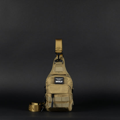 4L Mini Tactical Sling Bag Khaki - Image 7