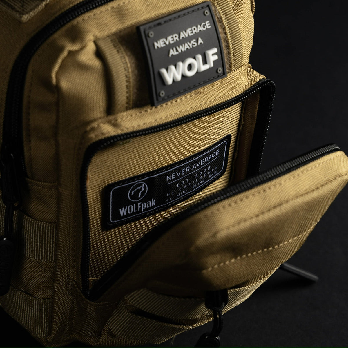 4L Mini Tactical Sling Bag Khaki - Image 14