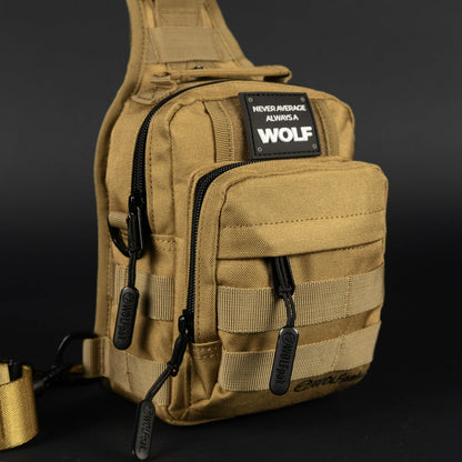 4L Mini Tactical Sling Bag Khaki - Image 10