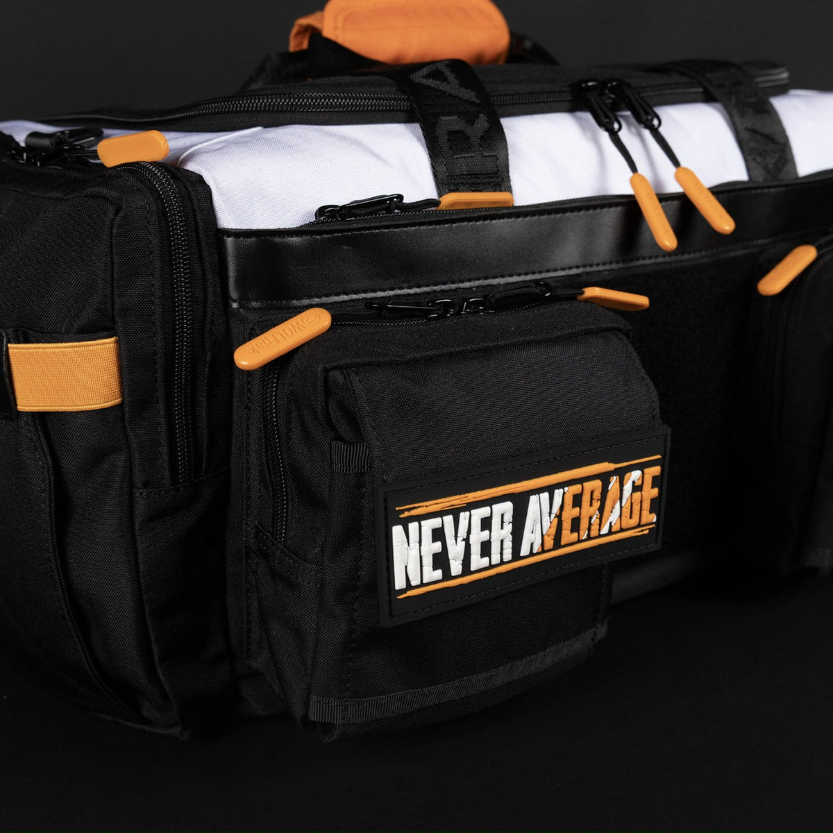 30L Perfect Duffle Bag Orange Turbo - Image 12