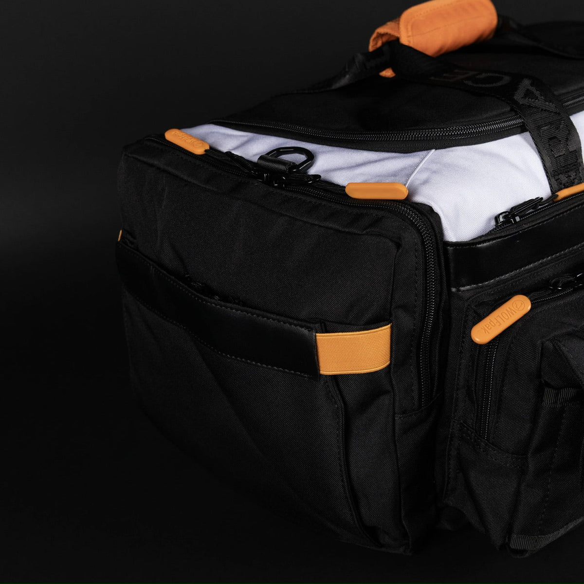 30L Perfect Duffle Bag Orange Turbo - Image 15