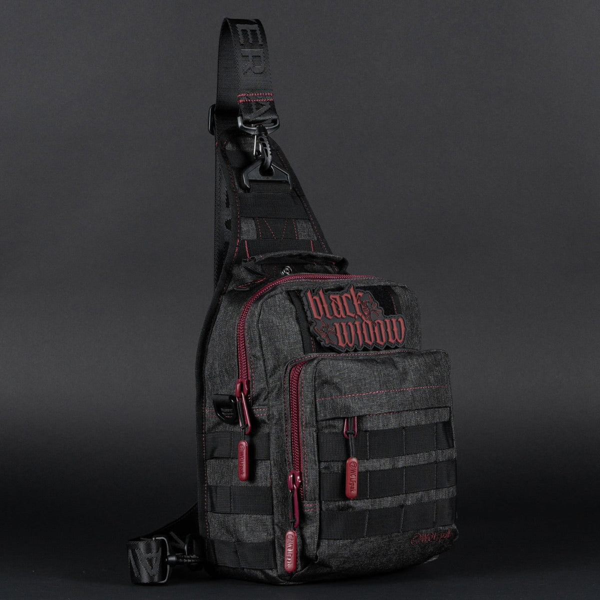 9L Tactical Sling Bag Black Widow - Image 8
