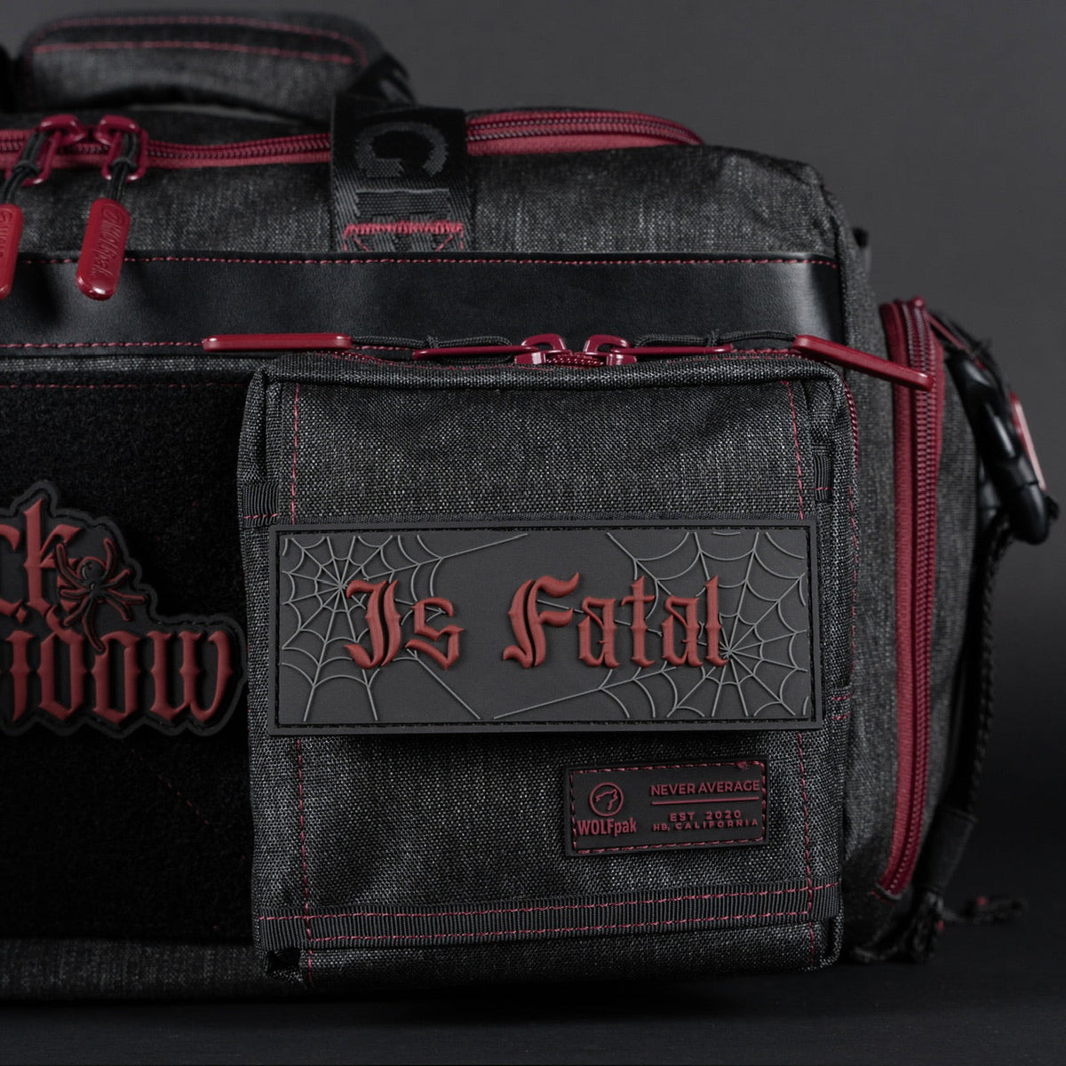 30L Perfect Duffle Bag Black Widow - Image 14
