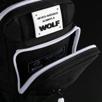 4L Mini Tactical Sling Bag Alpha Black White Accent - Image 14