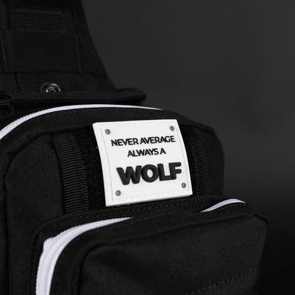 4L Mini Tactical Sling Bag Alpha Black White Accent - Image 12