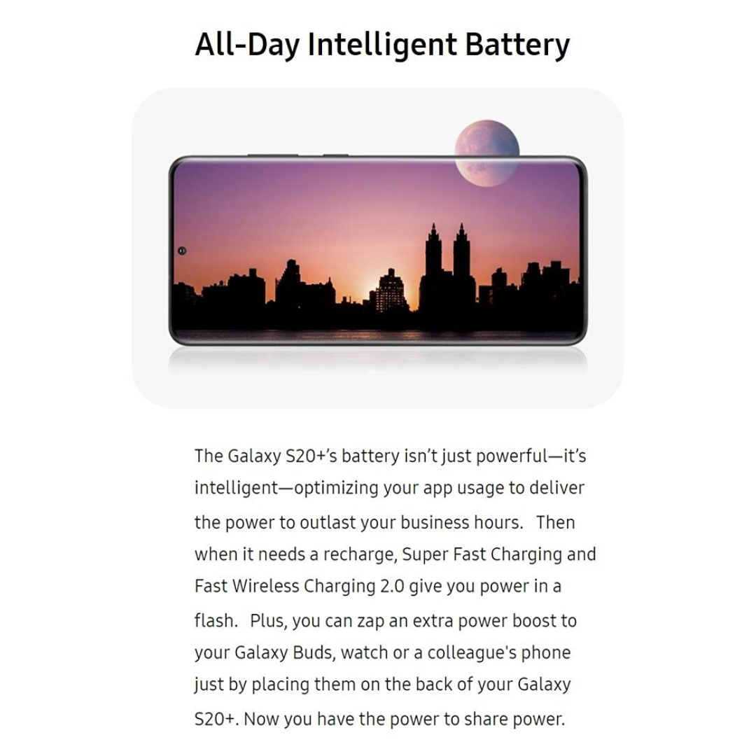 AT&T Samsung Galaxy S20 Ultra 5G - 128GB - Cosmic Gray - SM-G988UZAAATT - Image 6