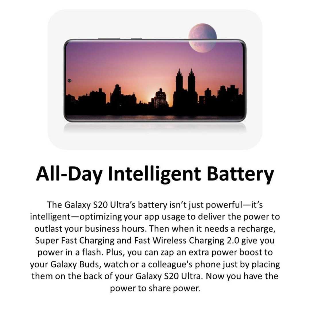 T-Mobile Samsung Galaxy S20 Ultra 5G - 128GB - Cosmic Gray - SM-G988UZAATMB - Image 7