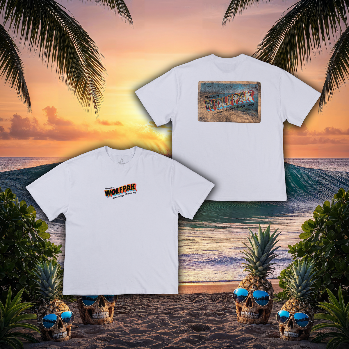 Welcome To WOLFpak Graphic T-Shirt Tropical Rebellion - Image 10