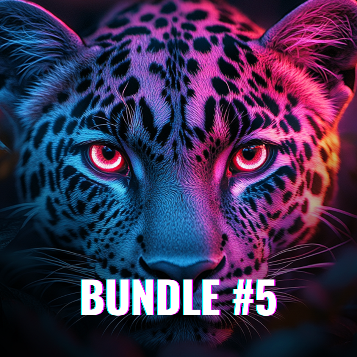 Neon Leopard Bundle #5
