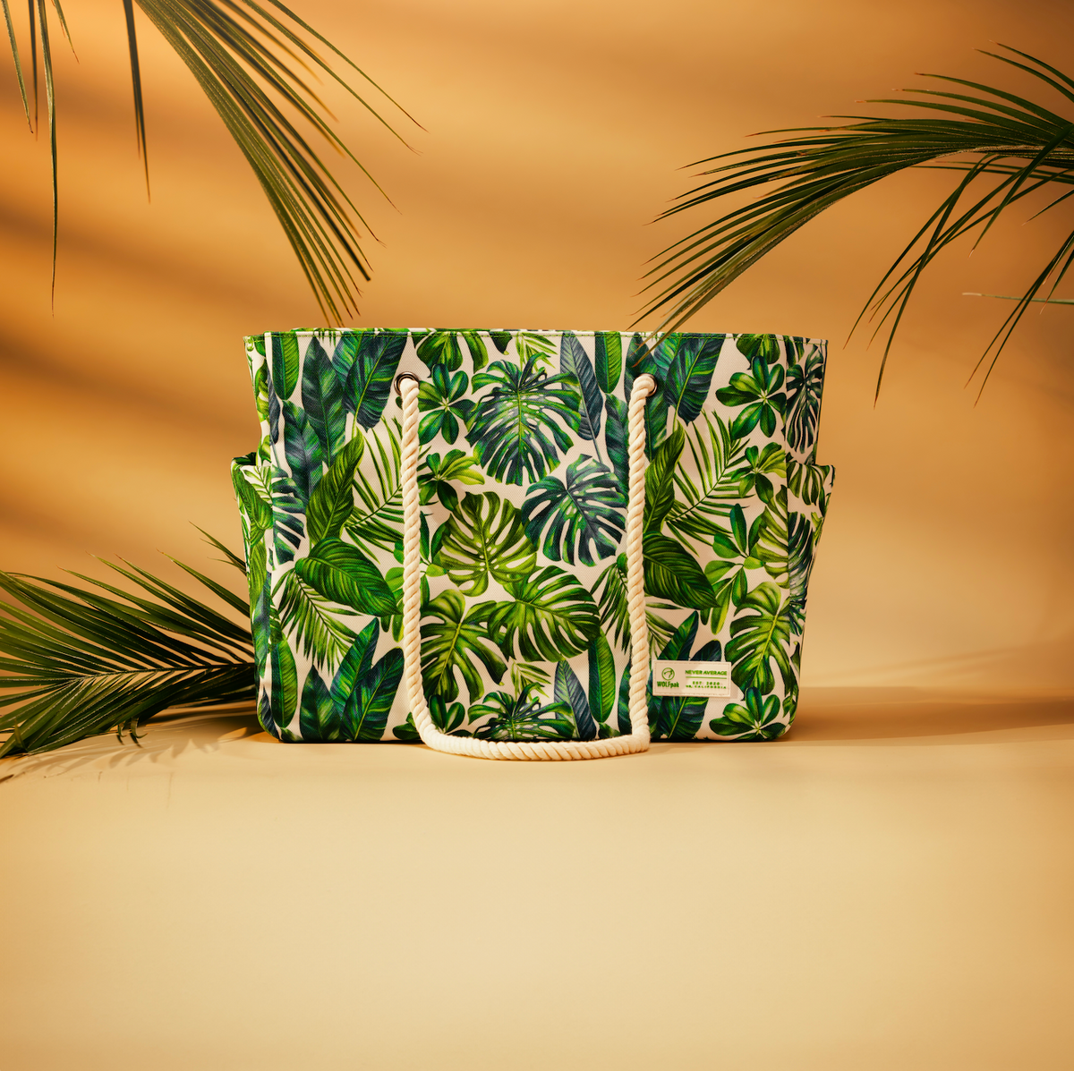 Tote Bag Green Palm