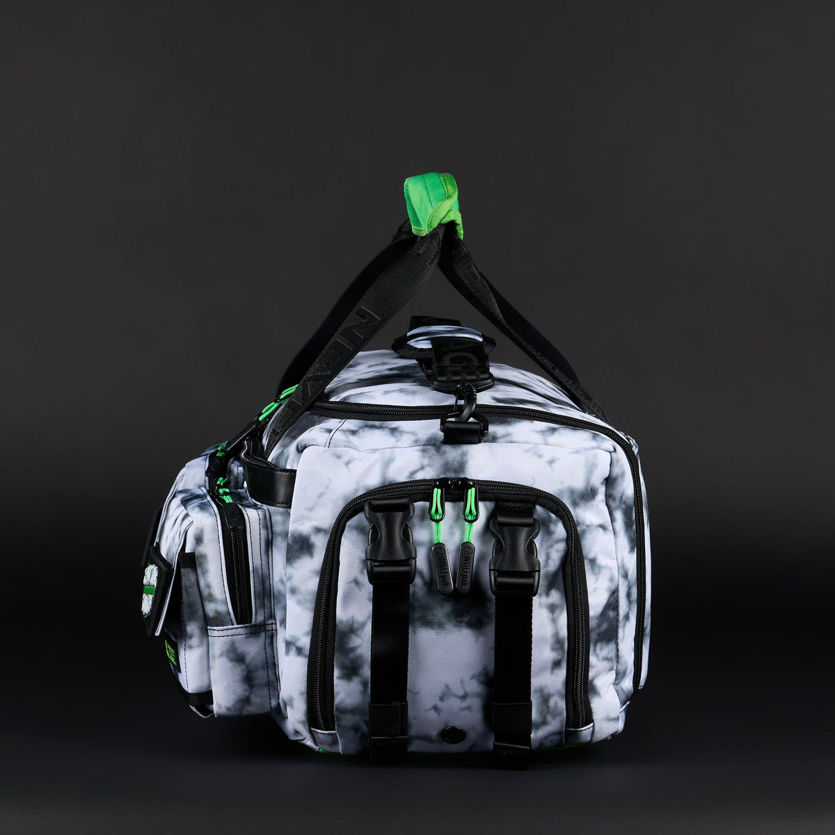 30L Perfect Duffle Bag Graffiti Green - Image 10