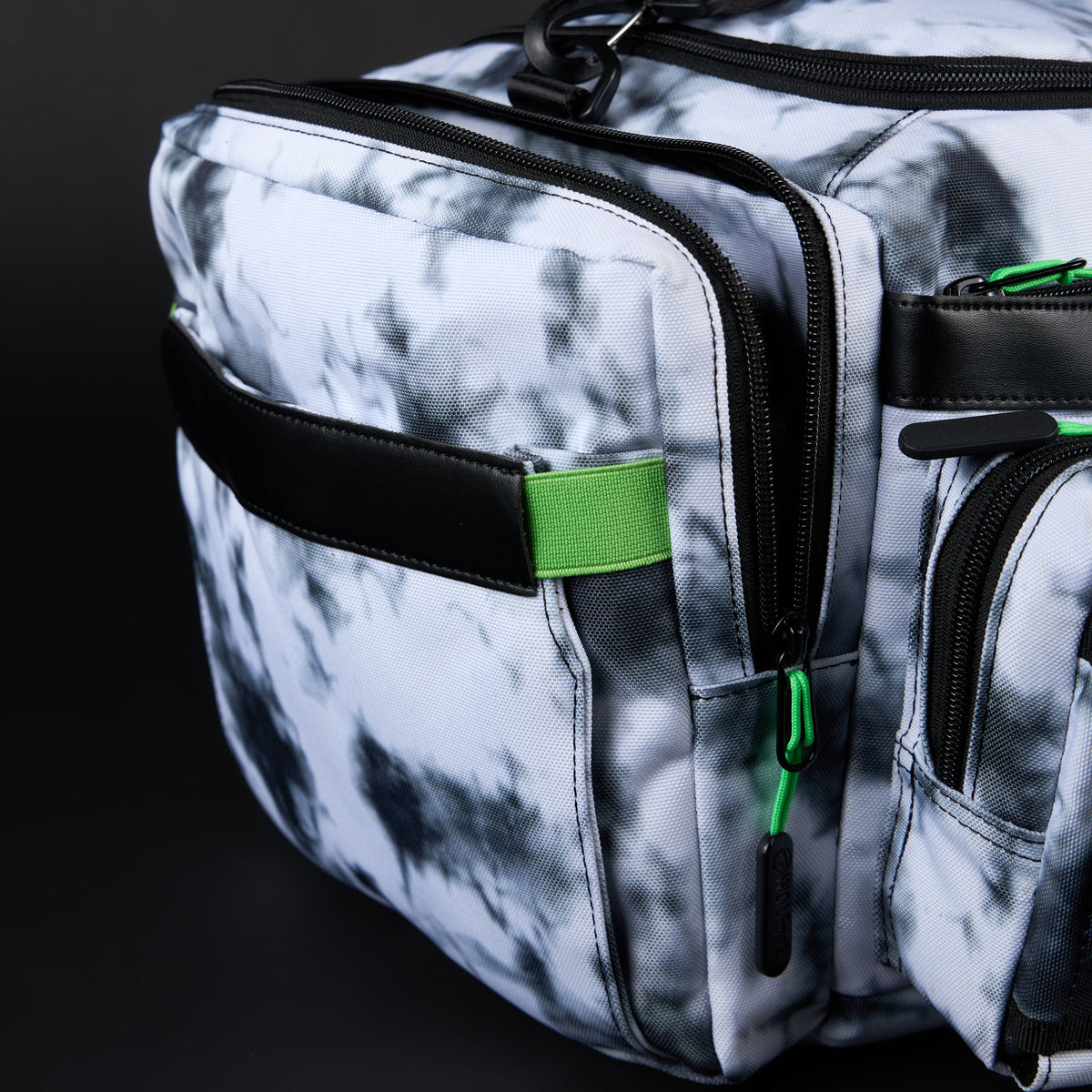 30L Perfect Duffle Bag Graffiti Green - Image 16