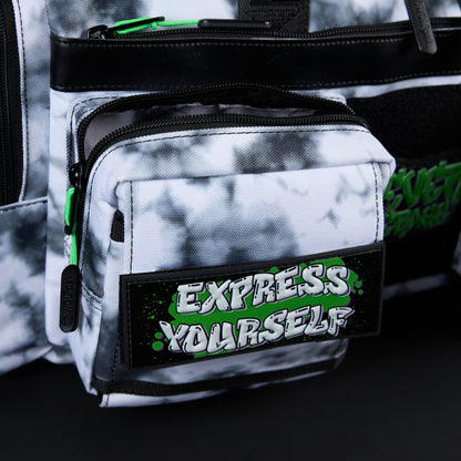 30L Perfect Duffle Bag Graffiti Green - Image 19