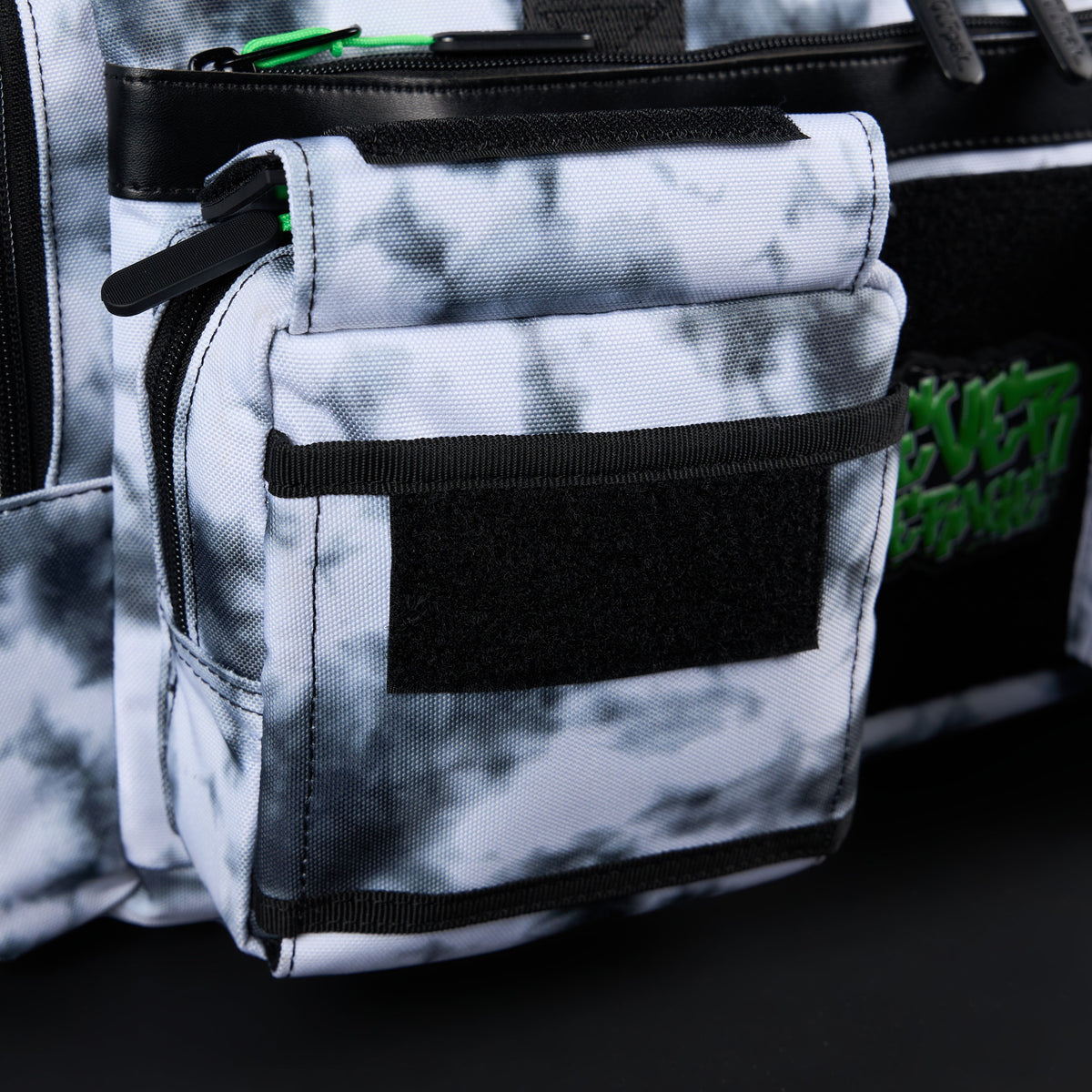 30L Perfect Duffle Bag Graffiti Green - Image 21