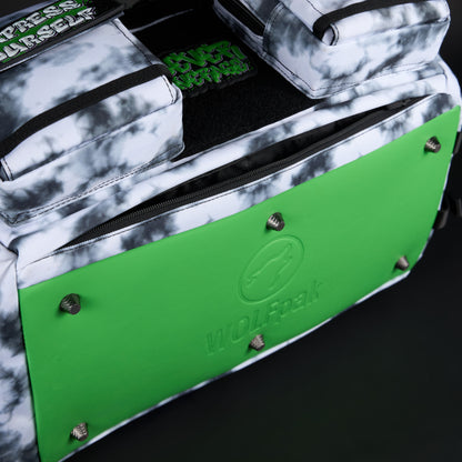 30L Perfect Duffle Bag Graffiti Green - Image 22