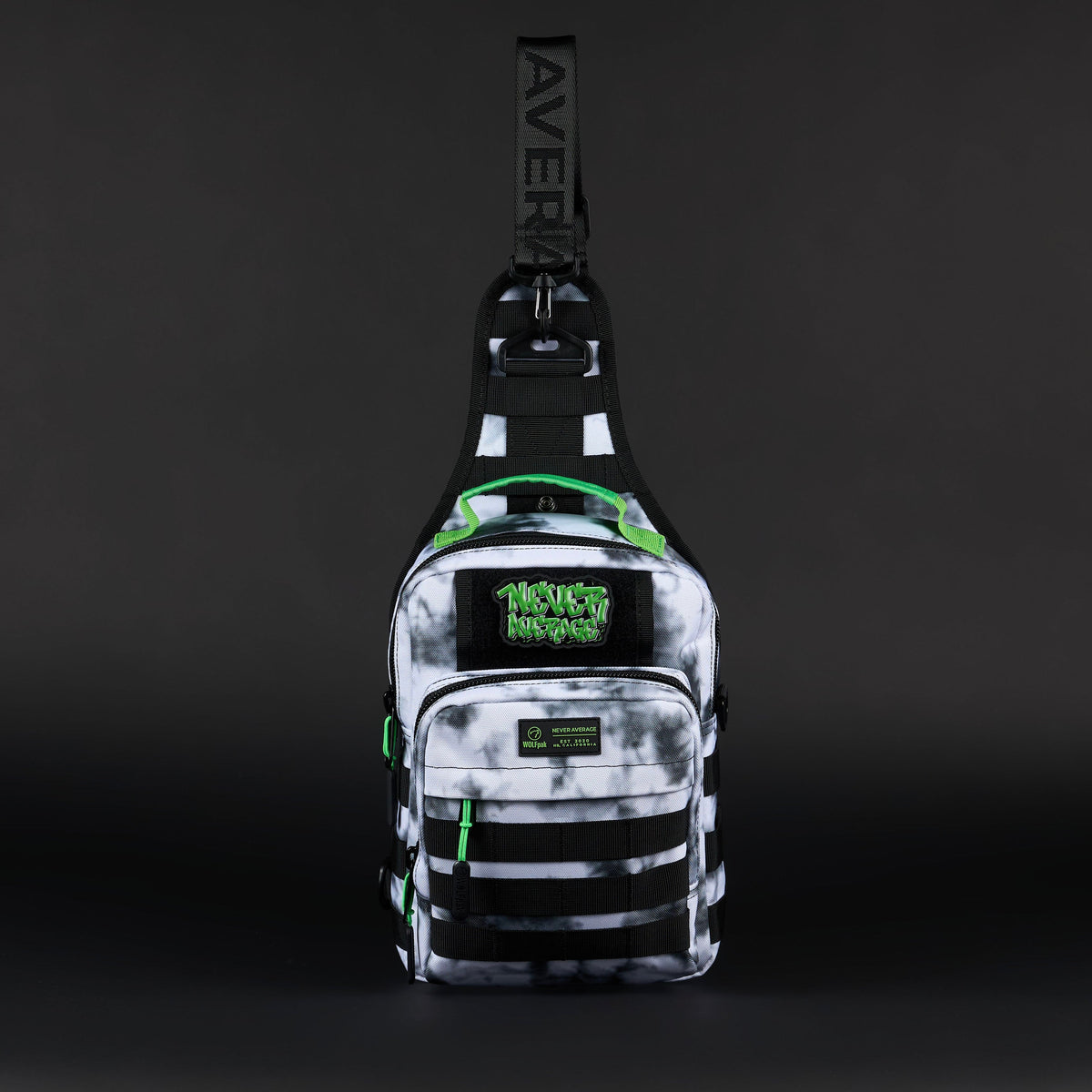 9L Tactical Sling Bag Graffiti Green - Image 7