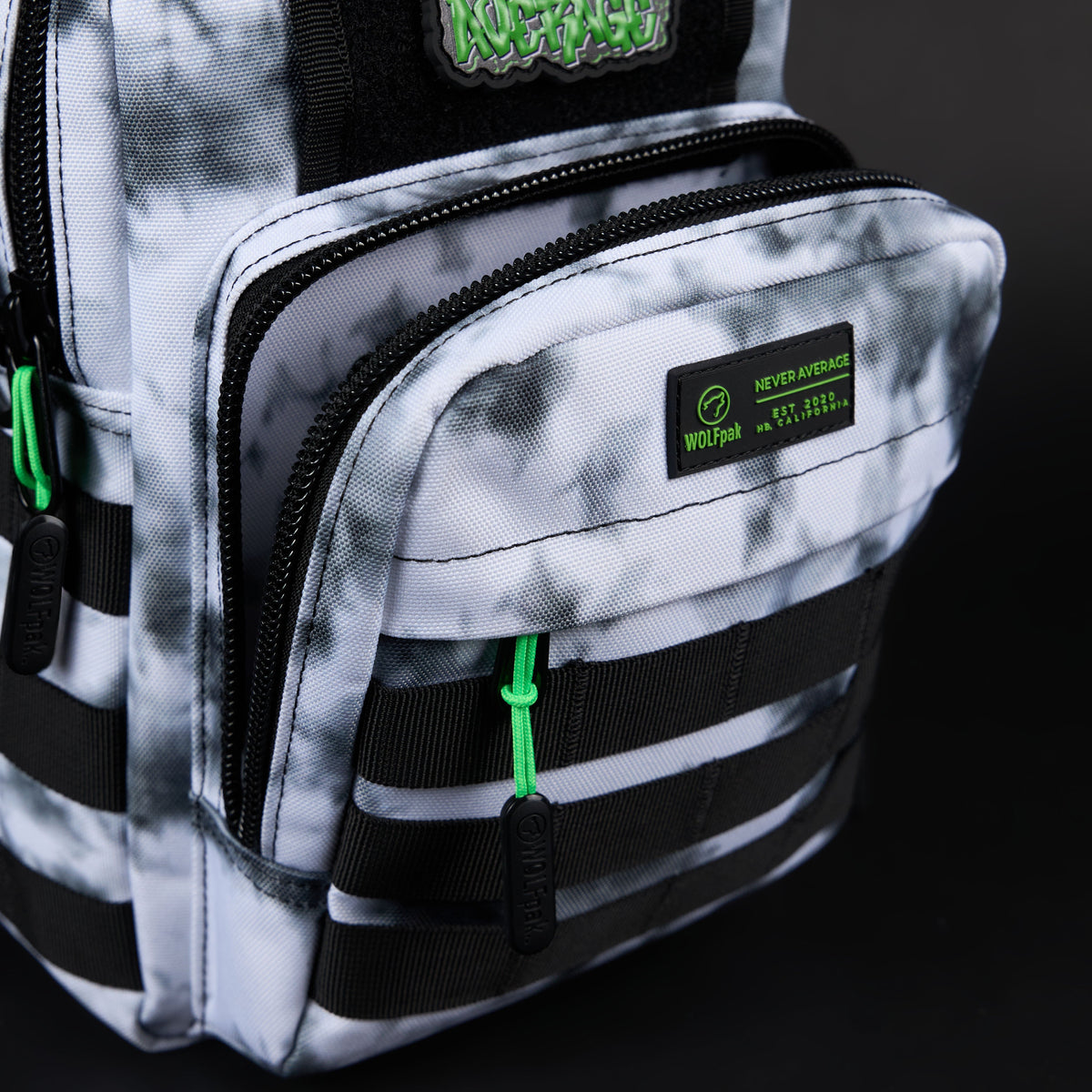 9L Tactical Sling Bag Graffiti Green - Image 14