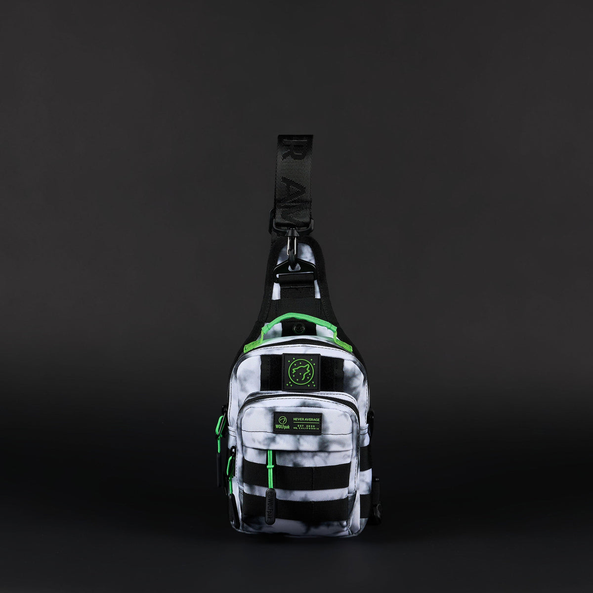 4L Mini Tactical Sling Bag Graffiti Green - Image 7