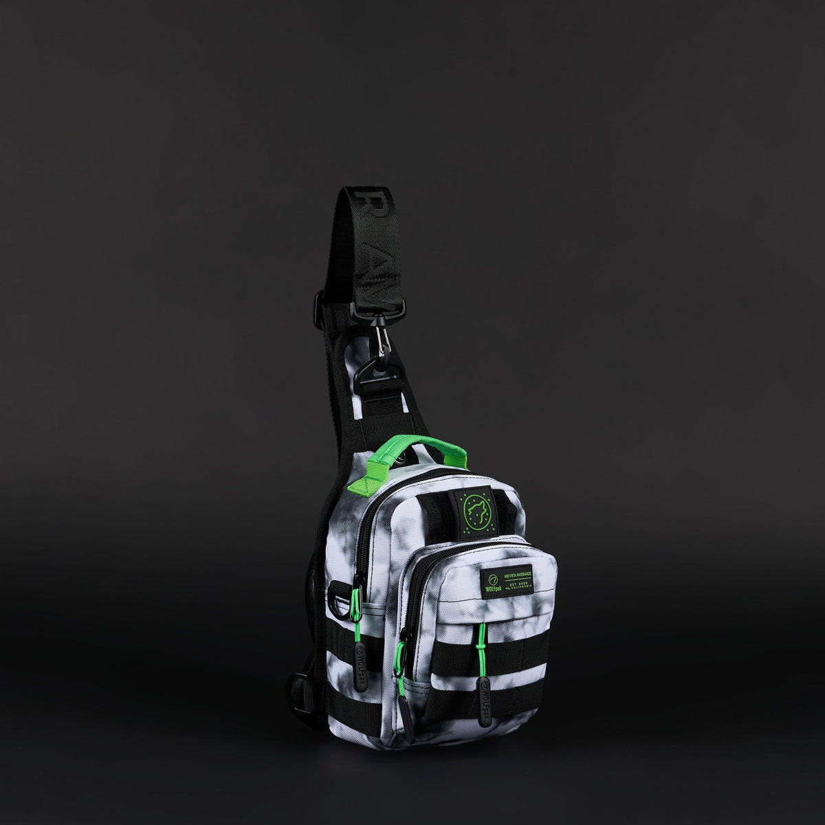 4L Mini Tactical Sling Bag Graffiti Green - Image 8