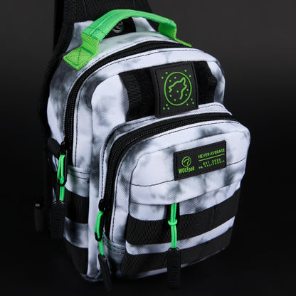 4L Mini Tactical Sling Bag Graffiti Green - Image 13