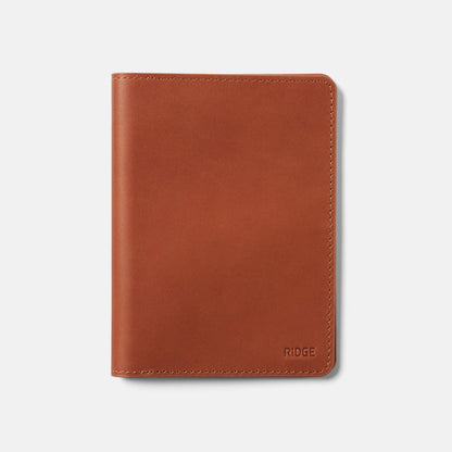 Passport Wallet - Tobacco Brown Leather