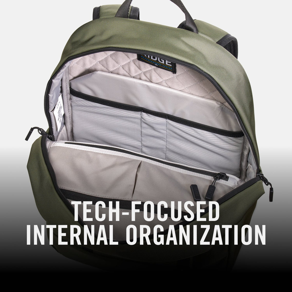Commuter Backpack 18L - Matte Olive - Image 8