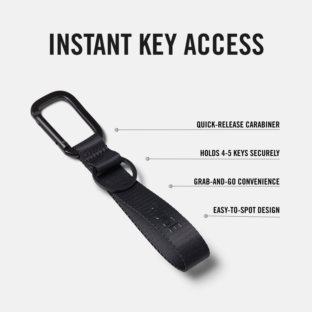 Everyday Keychain - Matte Black - Image 7