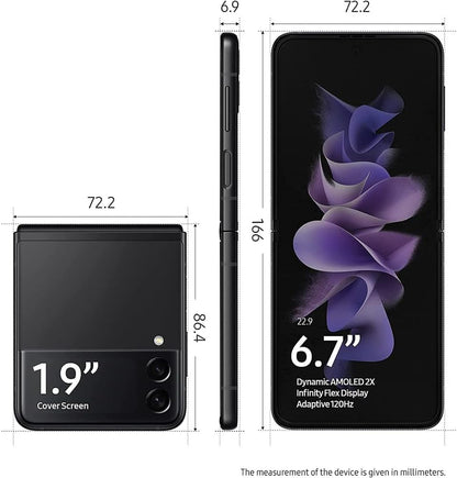 Unlocked Samsung Galaxy Z Flip 3 5G - 128GB - Black - SM-F711UZKAXAA - Image 5