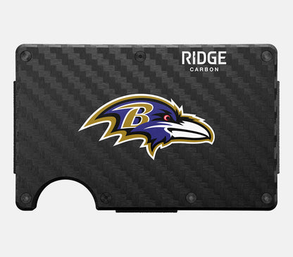 Ridge Wallet - Baltimore Ravens - Carbon Fiber 3k - Image 2