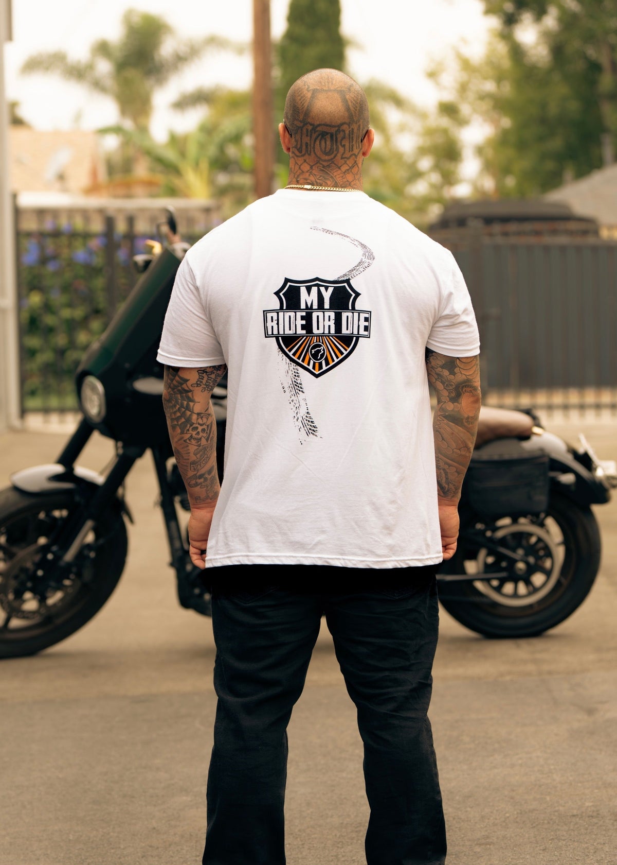 Ride or Die Arctic White Graphic T-Shirt