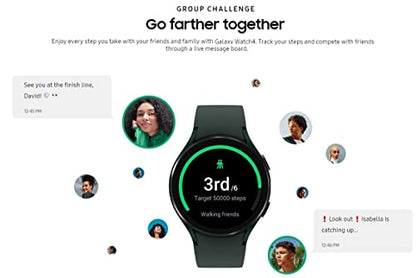 Samsung Galaxy Watch 4 44mm R875 Smartwatch GPS Bluetooth WiFi + LTE with ECG Monitor Tracker for Health Fitness - Image 7