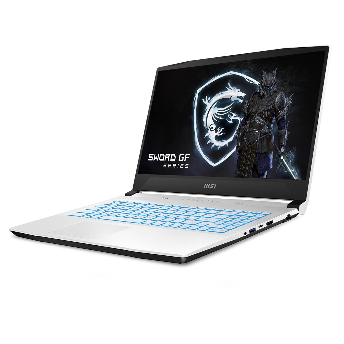 MSI - Sword 15.6 Gaming Laptop - Intel Core i7-11800H - 8GB RAM - RTX 3050 Ti - 512GB SSD - White - Sword151248 - Image 2