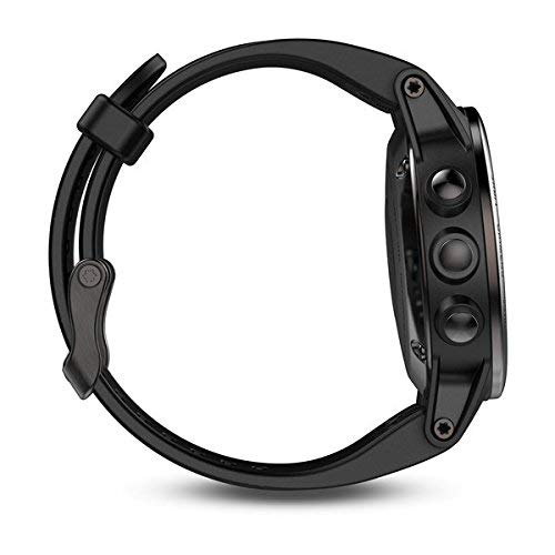 Garmin Fenix 5S Sapphire Smartwatch 42mm - Black with Black Band - 010-01685-10 - Image 4