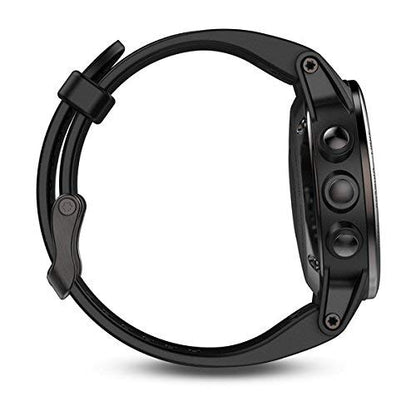 Garmin Fenix 5S Sapphire Smartwatch 42mm - Black with Black Band - 010-01685-10 - Image 4