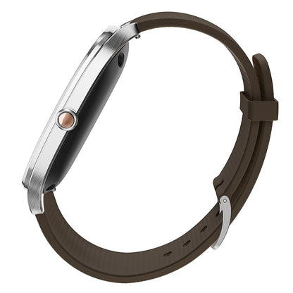 ASUS - ZenWatch 2 Smartwatch Stainless Steel plate w/ Brown band - WI501Q-1B-GB2 - Image 4