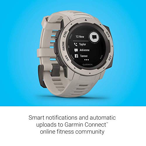 Garmin - Instinct Smartwatch Fiber-Reinforced Polymer - Tundra - 010-02064-01 - Image 6