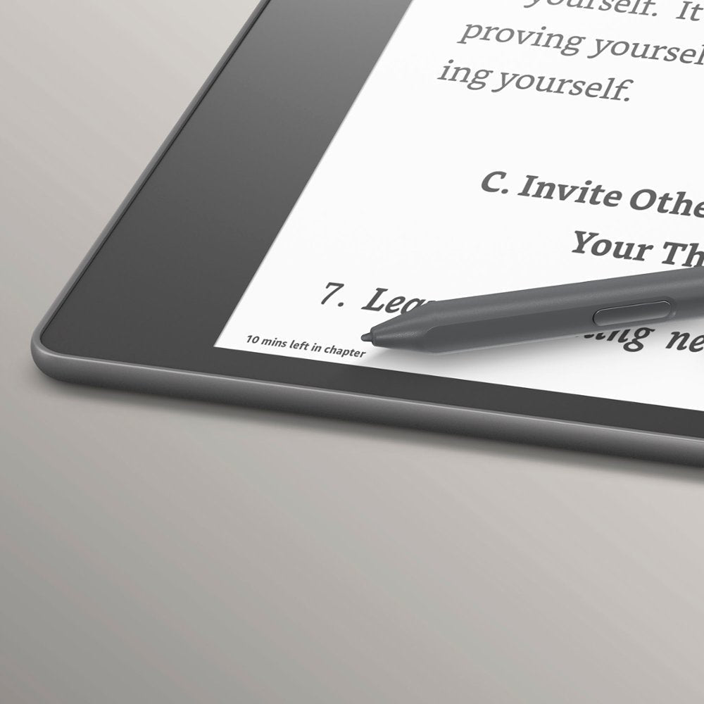 Amazon Kindle Scribe Digital Notebook - 64 GB with Premium Pen - 2022 - Gray - B09BSRTHL7 - Image 4
