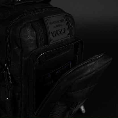 4L Mini Tactical Sling Bag Black Leopard - Image 12