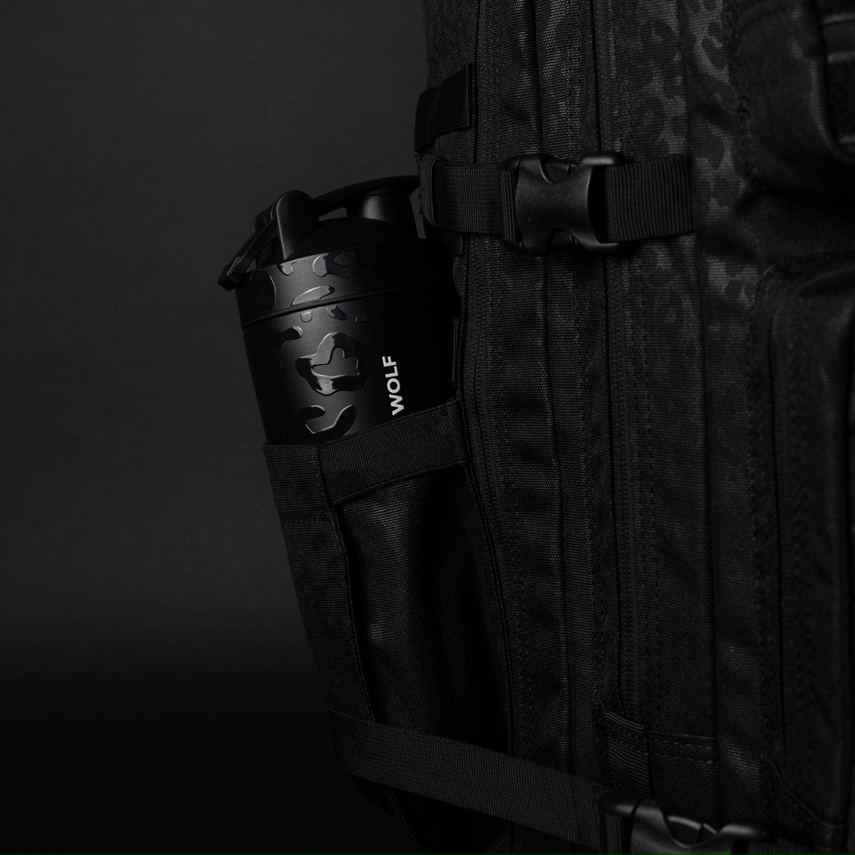 25L Backpack Black Leopard - Image 19