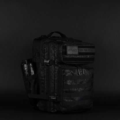 45L Backpack Black Leopard - Image 11