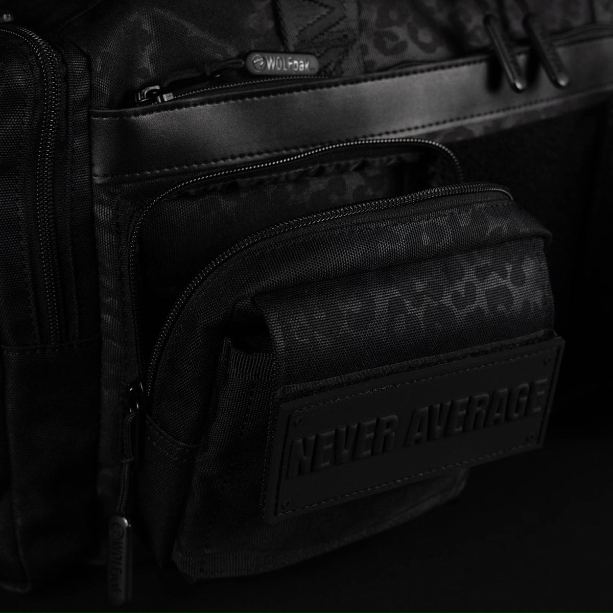 30L Perfect Duffle Bag Black Leopard - Image 25