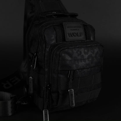 4L Mini Tactical Sling Bag Black Leopard - Image 7