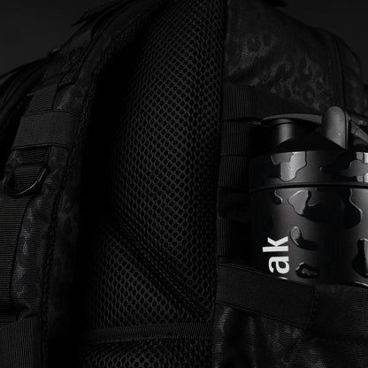 45L Backpack Black Leopard - Image 20