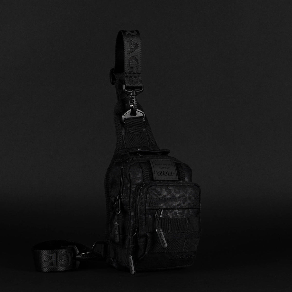 4L Mini Tactical Sling Bag Black Leopard - Image 5