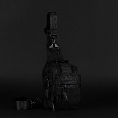 4L Mini Tactical Sling Bag Black Leopard - Image 5