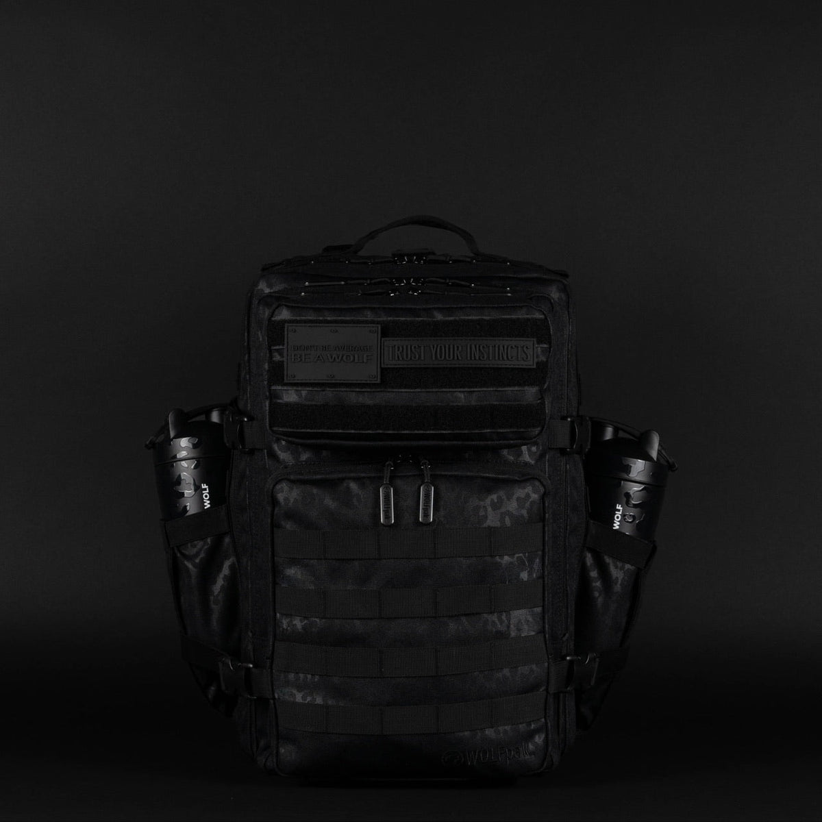 45L Backpack Black Leopard - Image 10