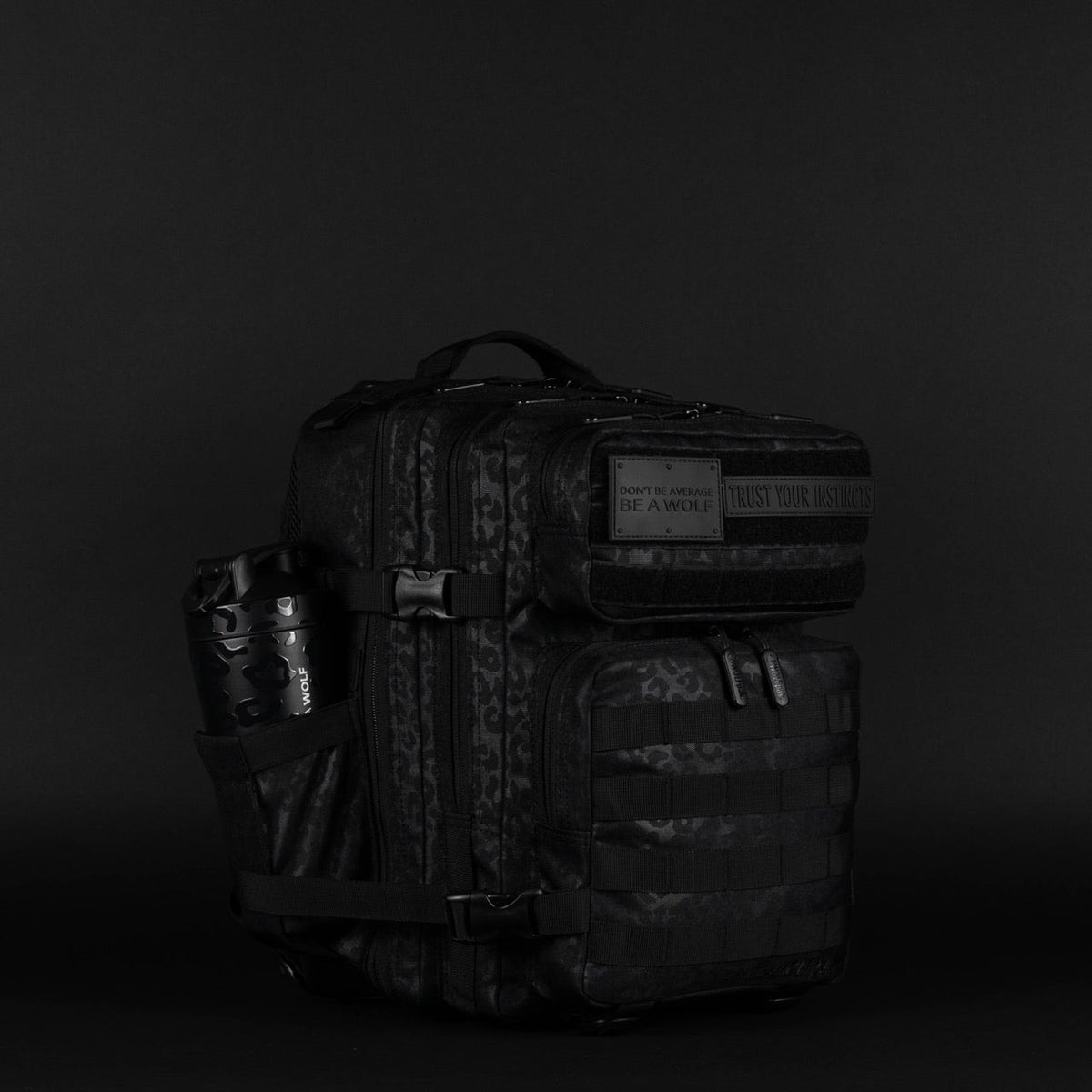 25L Backpack Black Leopard - Image 11
