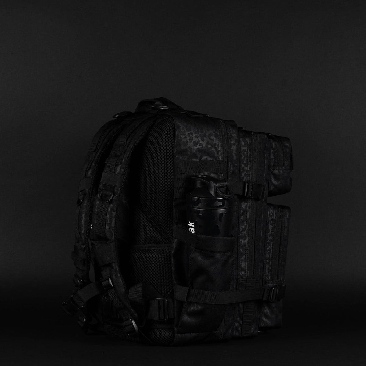 45L Backpack Black Leopard - Image 12